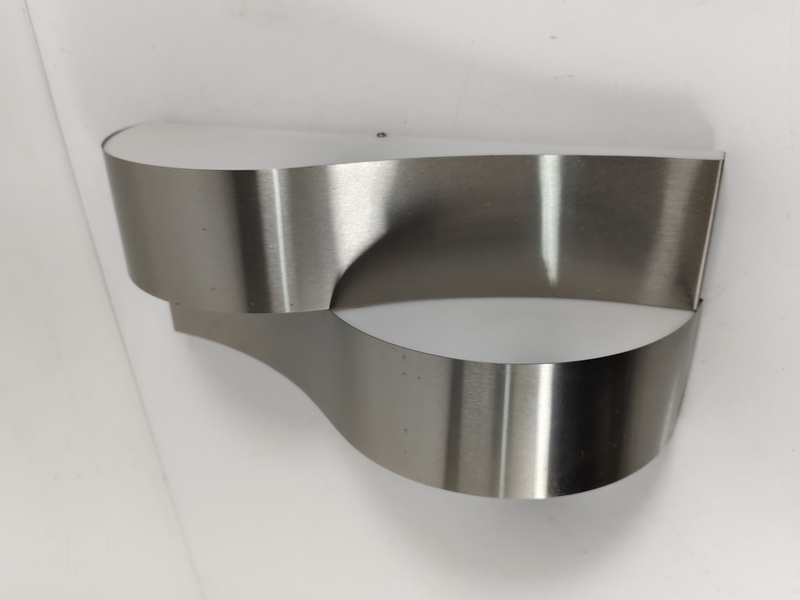 aplique pared inox metacrilato e14 14x32.5x14 3u